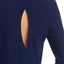 Splendid Navy Ribbed Keyhole Sleep-Dress