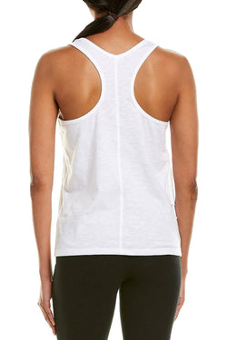 Splendid White Asymmetric Ruffle Tank thumbnail 1