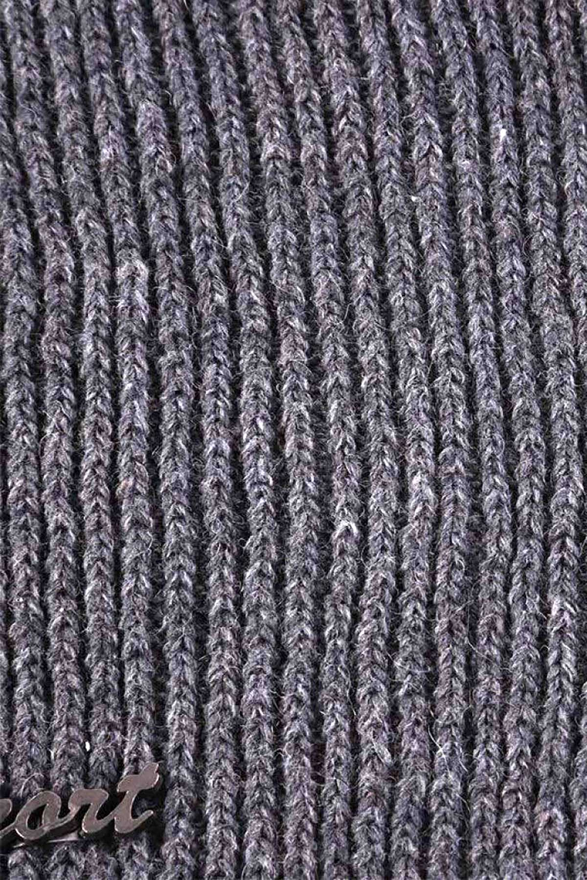 Sport Grey Knit Fleece Lined Beanie Hat