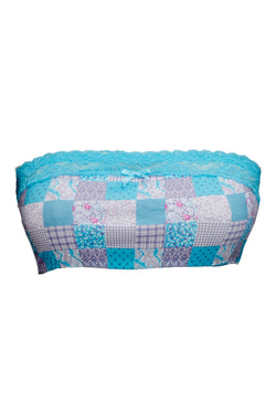 Spreegirl Aqua Patch Bandeau Bra thumbnail 1