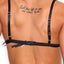 Spreegirl Black Glitz And Glam Color Block Bra