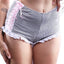 Spreegirl Black Sweet Innocence Seersucker High Waisted Panty