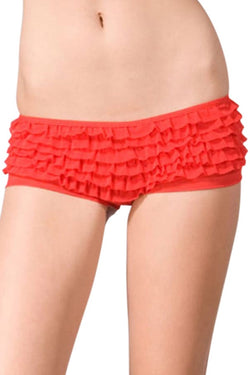 Spreegirl Red Glitter Cheeky Ruffled Boyshort thumbnail 1