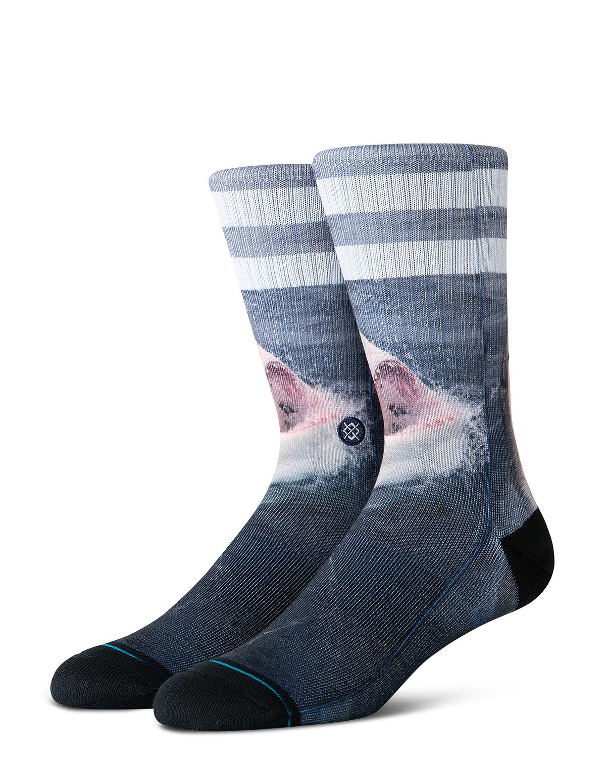 Stance Brucey Shark Socks Gray