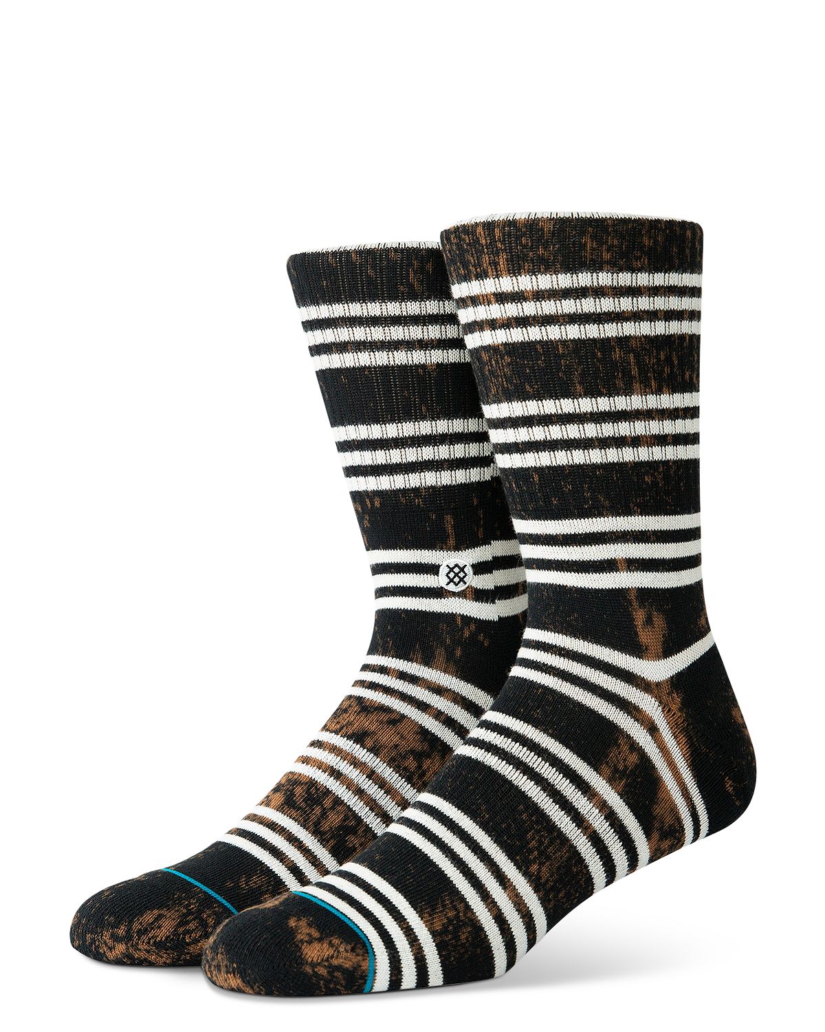 Stance Kurt Striped Camouflage Socks Black