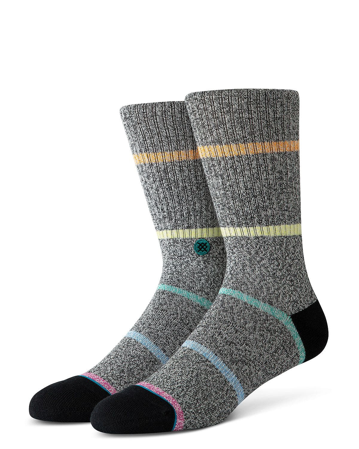 Stance Striped Socks Black
