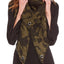 Steve Madden Army-Green Camo-Stars Traingle Blanket, Wrap / Scarf