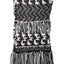 Steve Madden Black/Grey/White Cabin-Fever Muffler Scarf