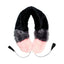 Steve Madden Blush Color-Blocked Faux Fur Collar / Scarf