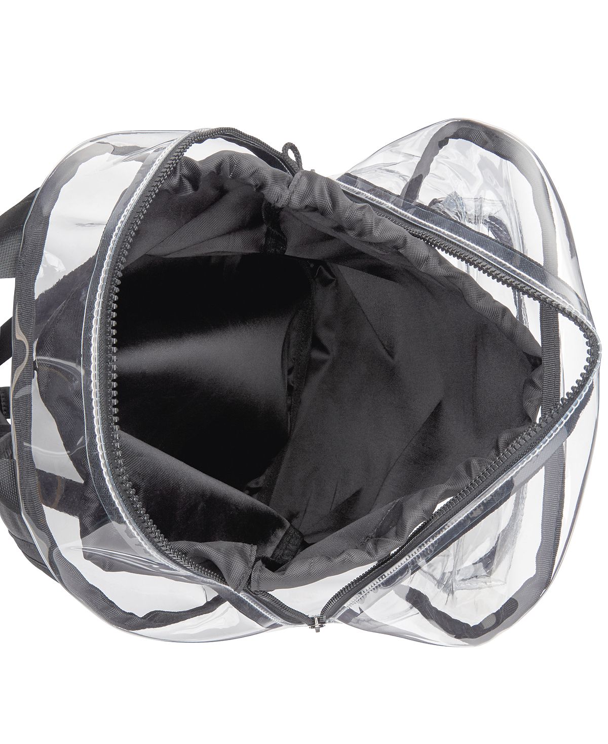 Steve Madden Clear Backpack Clear W/black Lining