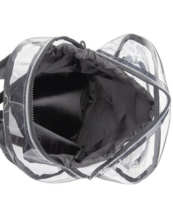 Steve Madden Clear Backpack Clear W/black Lining thumbnail 2