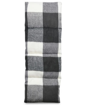 Steve Madden Men's Plaid Puffer Scarf