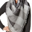 Steve Madden Neutral Plaid Variety Blanket, Wrap / Scarf