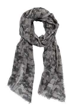 Steve Madden Neutral Twinkle-Camo Wrap / Scarf thumbnail 3