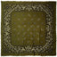 Steve Madden Olive Bandana-Print Square Blanket, Wrap / Scarf