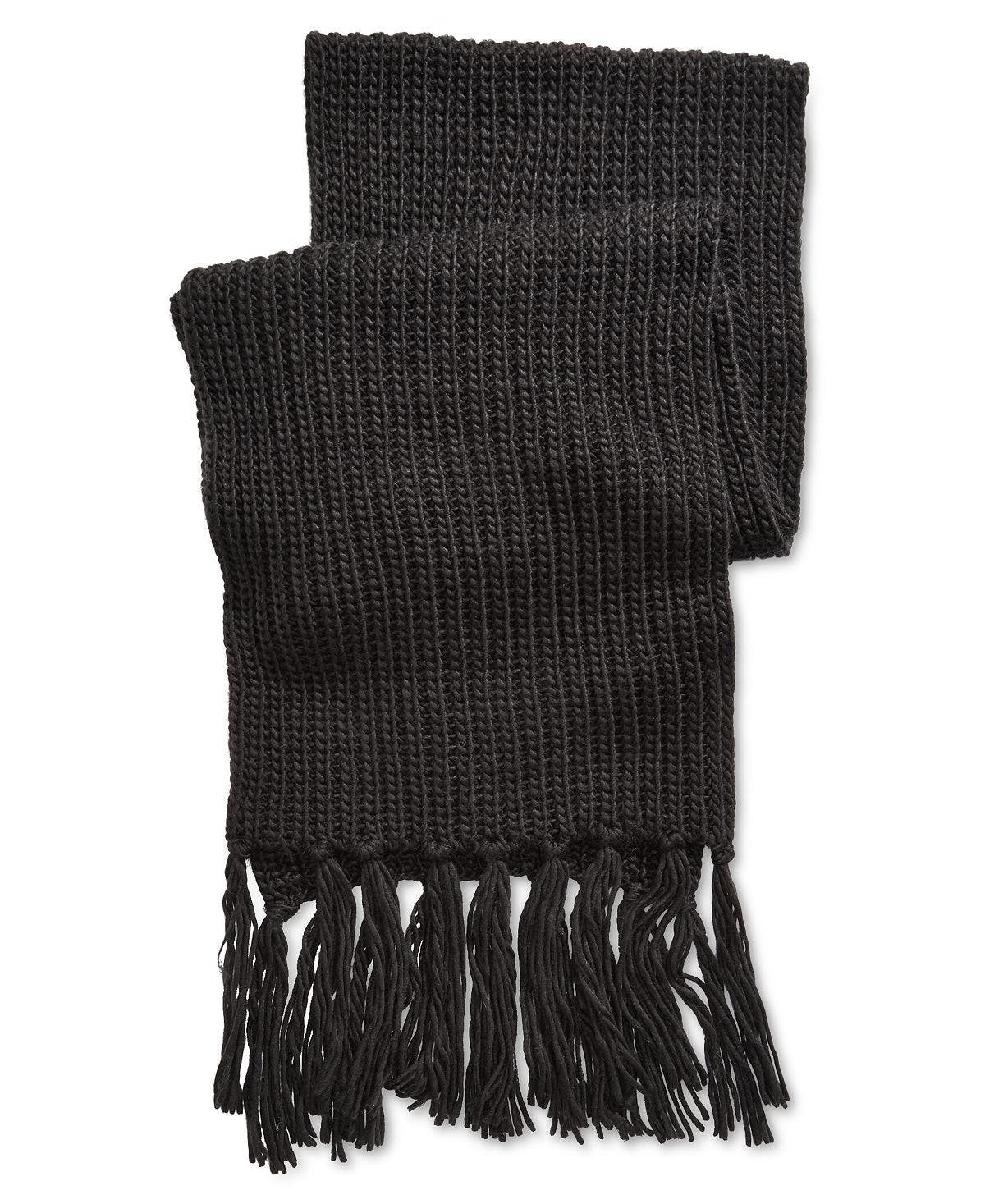 Steve Madden Tassel Scarf Black