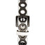 Steve Madden White/Black Grommet Pant Belt