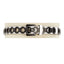 Steve Madden White/Black Grommet Pant Belt