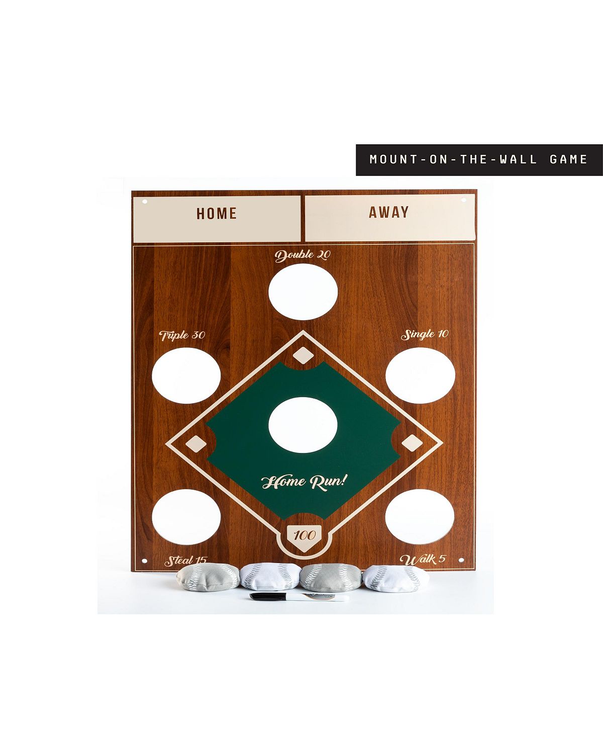 Studio Mercantile Bean Bag Toss Hanging Baseball Game Set 10 Pieces Open Miscellaneous