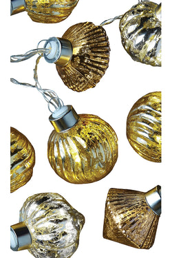 Studio Mercantile Mercury-Glass Decorative Warm-White LED String Lights thumbnail 1