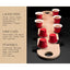 Studio Mercantile Portable Mini Flip Cup Challenge With Built-in Launchers Set Of 21 Brown