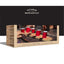 Studio Mercantile Portable Mini Flip Cup Challenge With Built-in Launchers Set Of 21 Brown