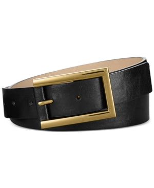 Style&co Style & Co. Glaze And Wrapped Buckle Pant Belt Black M Black