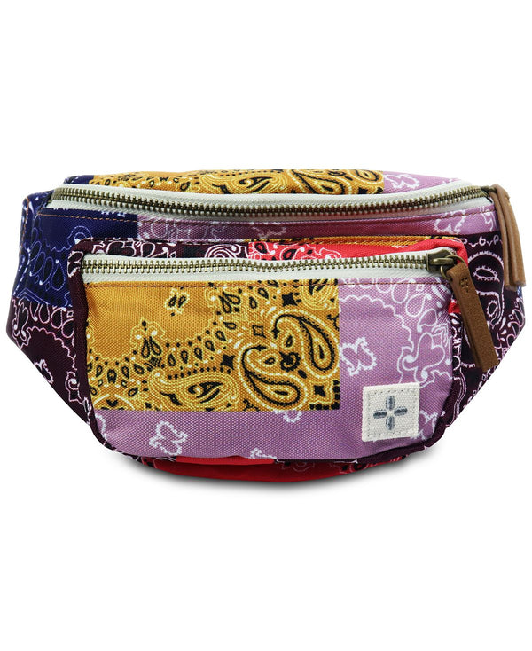 Sun + Stone Bandana Waist Pack Red Paisley