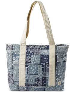 Sun + Stone Sun + Stone Bandana Tote Bag Blue thumbnail 1