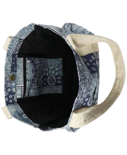 Sun + Stone Sun + Stone Bandana Tote Bag Blue thumbnail 3