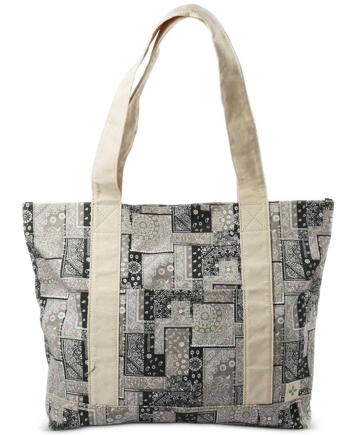 Sun + Stone Sun + Stone Bandana Tote Bag Grey