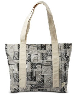 Sun + Stone Sun + Stone Bandana Tote Bag Grey thumbnail 1