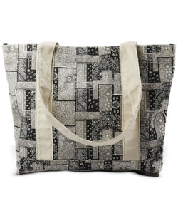 Sun + Stone Sun + Stone Bandana Tote Bag Grey thumbnail 2