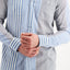 Sun + Stone Sun + Stone Blocked Stripe Shirt Blue