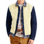Sun + Stone Sun + Stone Clarence Mixed-media Colorblocked Trucker Jacket