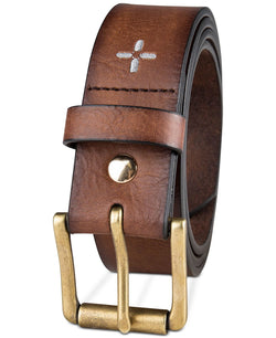 Sun + Stone Sun + Stone Faux-leather Belt Tan thumbnail 2