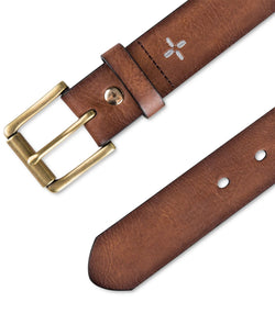 Sun + Stone Sun + Stone Faux-leather Belt Tan thumbnail 4