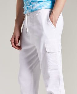 Sun + Stone Sun + Stone Fleece Jogger Pants Bright White thumbnail 2