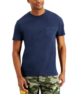 Sun + Stone Sun + Stone Garment-dyed Pocket T-shirt Basic Navy thumbnail 1