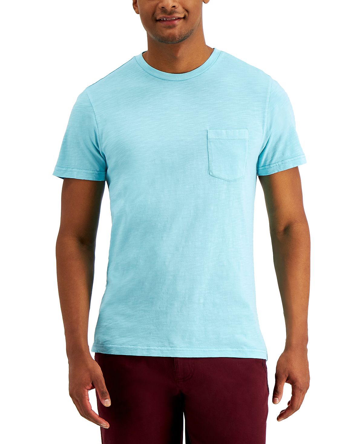 Sun + Stone Sun + Stone Garment-dyed Pocket T-shirt Tidewater