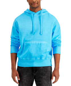 Sun + Stone Sun + Stone Garment-washed Fleece Hoodie Cosmic Turq thumbnail 1