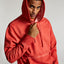 Sun + Stone Sun + Stone Garment-washed Fleece Hoodie Crimson Clay