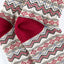 Sun + Stone Sun + Stone Holiday Crew Socks Red Candy Cane