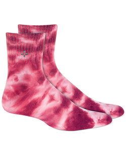 Sun + Stone Sun + Stone Holiday Half Calf Socks Christmas Tie Dye thumbnail 1