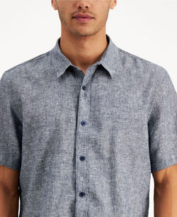 Sun + Stone Sun + Stone Linen Shirt Basic Navy thumbnail 2