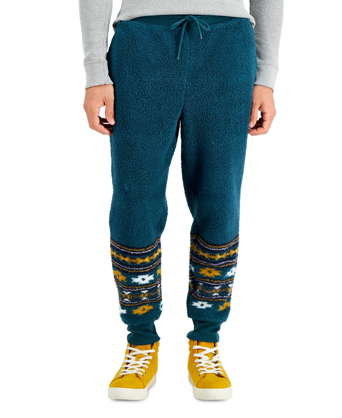 Sun + Stone Sun + Stone Men's Bloom Sherpa Jogger Pants