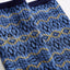 Sun + Stone Sun + Stone Novelty Printed Crew Socks Blue/Yellow Geo