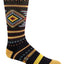 Sun + Stone Sun + Stone Novelty Printed Crew Socks Yellow Aztec