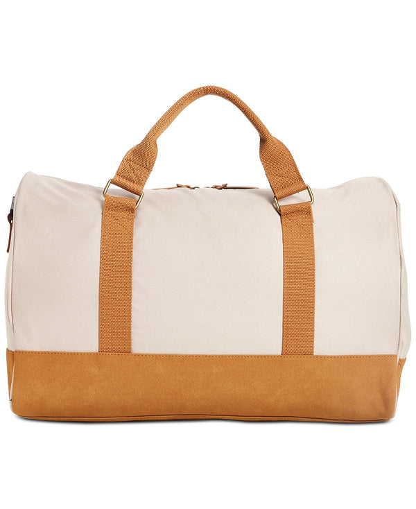 Sun + Stone Sun + Stone Reed Colorblocked Duffel Bag Beige/ Khaki