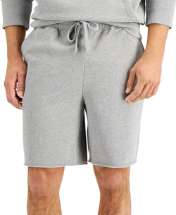 Sun + Stone Sun + Stone Regular-fit Garment-dyed 8" Fleece Shorts Pewter thumbnail 1